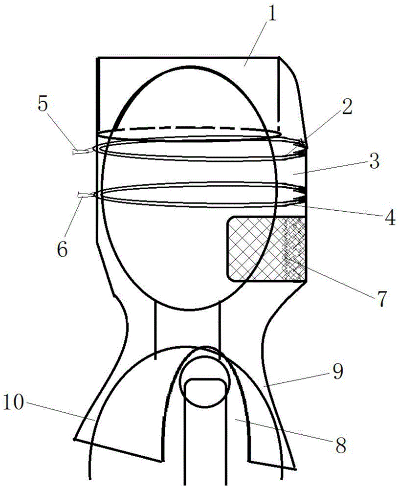 一体式头部防护装置及其制备方法与流程