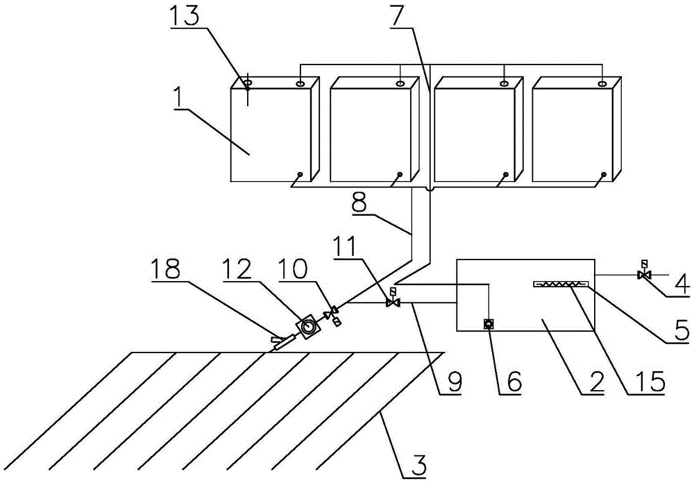 一种保温日光温室水蓄热系统的制作方法