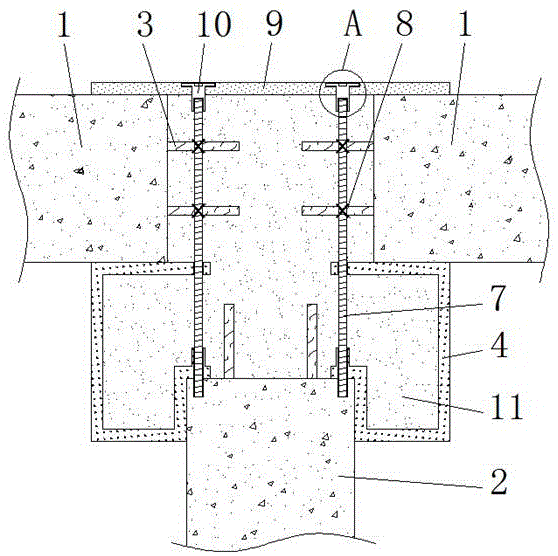 一种预制混凝土墙板围墙拼装结构的制作方法