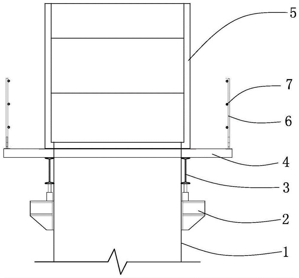 一种盖梁托架护栏装配式安装结构的制作方法