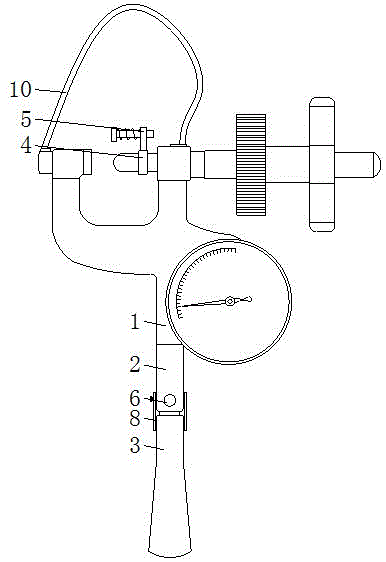 一种便携式履带板硬度检测装置的制作方法