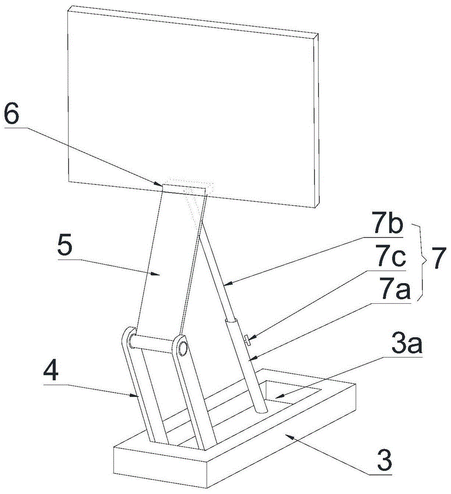 一种带折叠支架的平面式工控一体机的制作方法