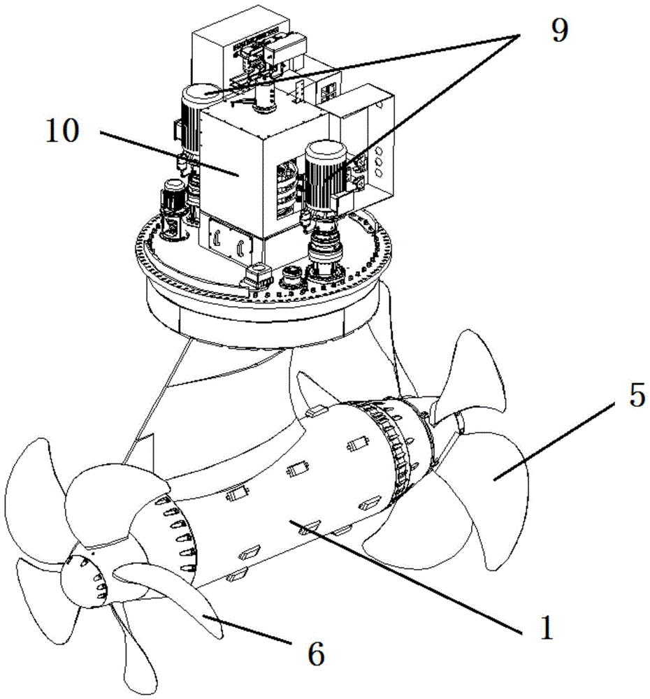 一种永磁电机同转式吊舱推进器的制作方法
