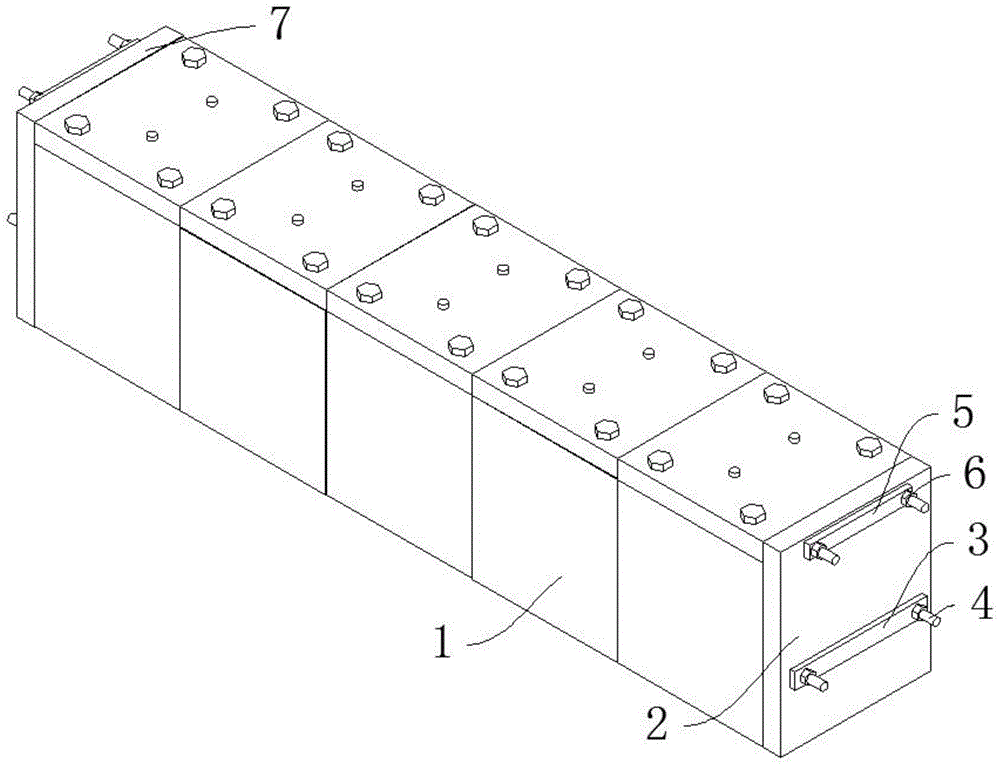 u型水泥槽成型模具的制作方法