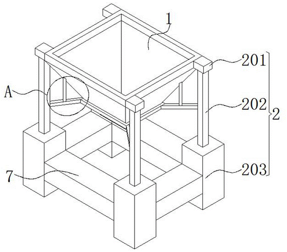 一种接卸矿石用防变形漏斗的制作方法