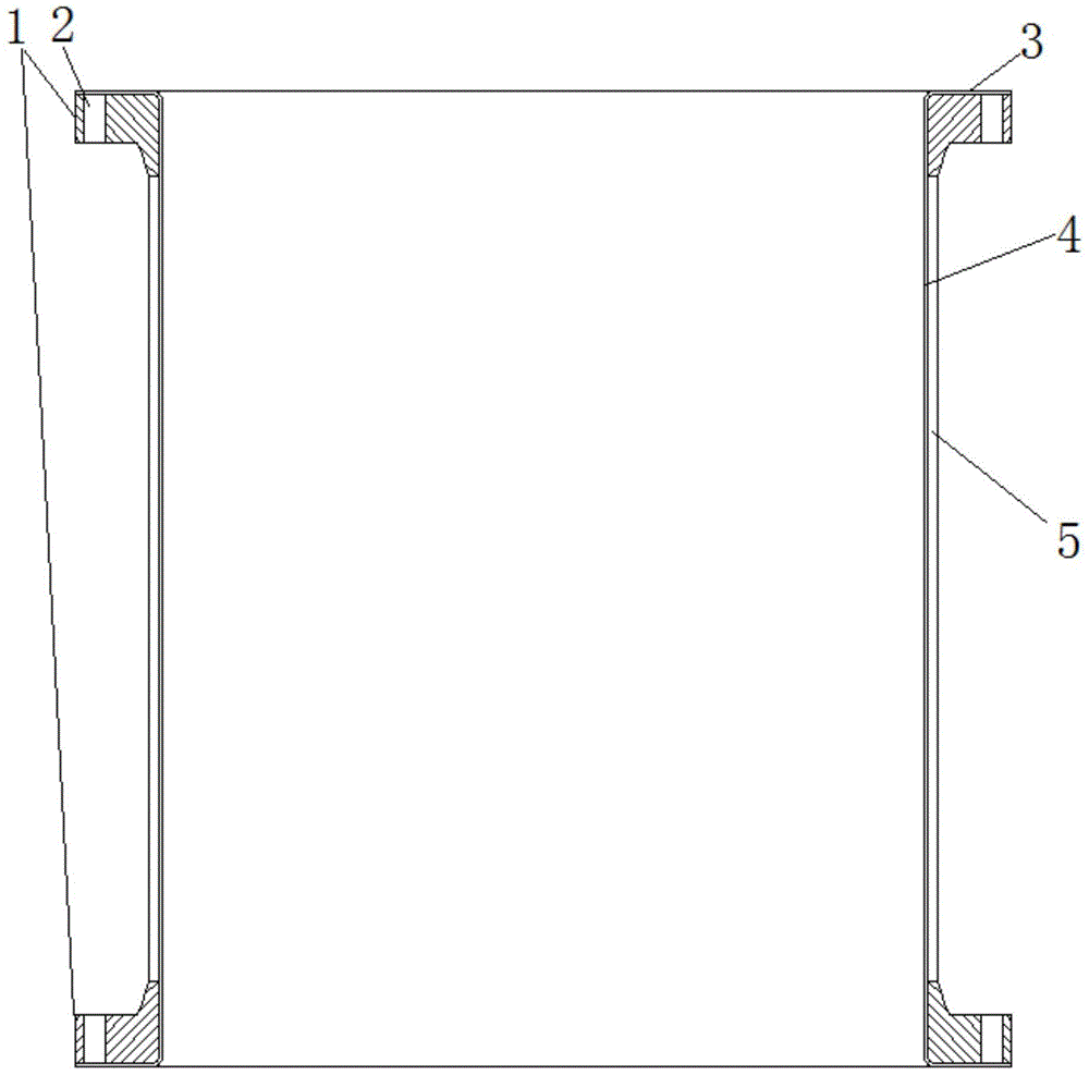 端固定的防腐筒体的制作方法