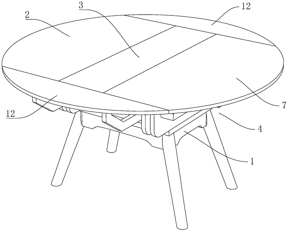 折叠多功能餐桌的制作方法