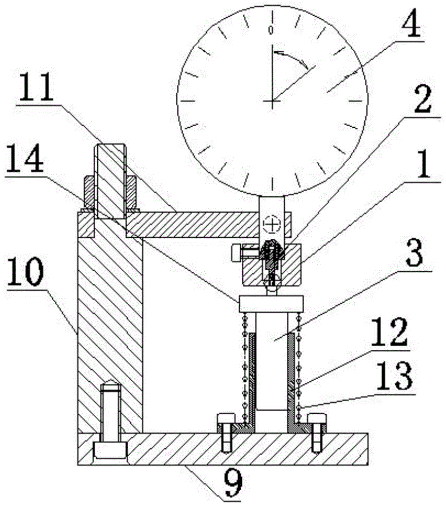 一种特微型轴承内圈斜面滚道直径测量仪器的制作方法