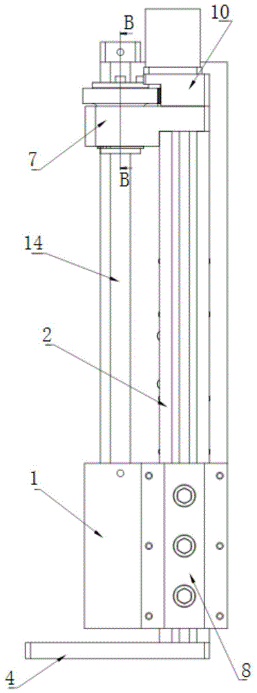 一种稳定型加工的中走丝线切割Z轴的制作方法