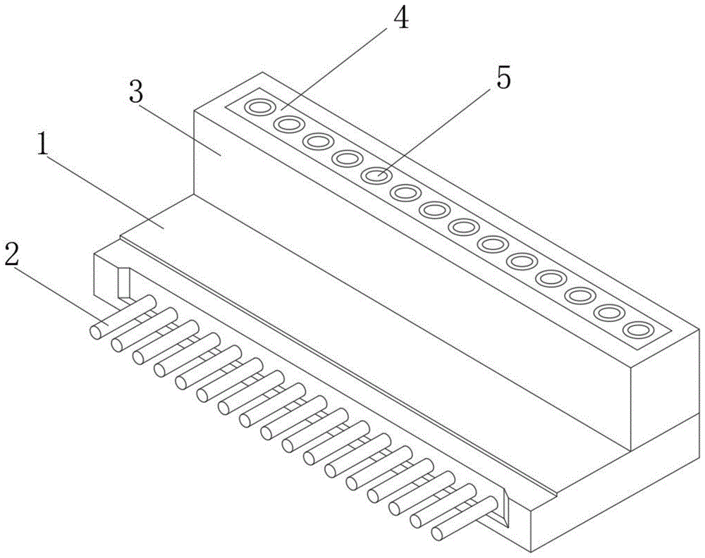 一种印刷线路板连接用连接器的制作方法
