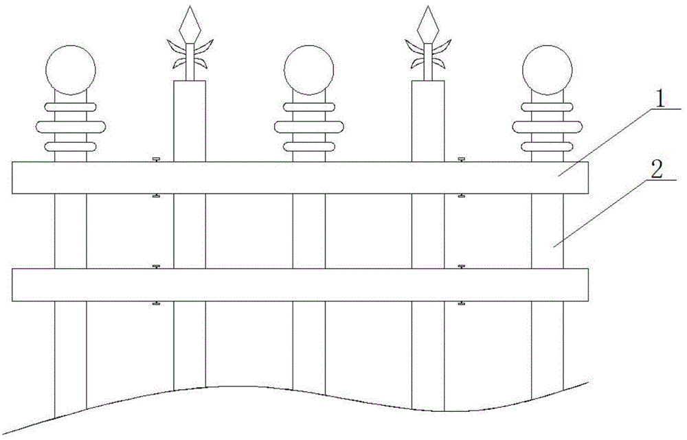 一种新型槽管工艺护栏的制作方法