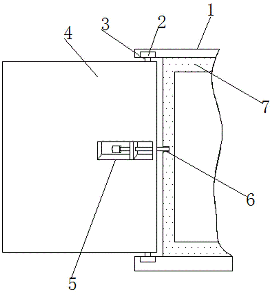 一种配电柜门固定装置的制作方法