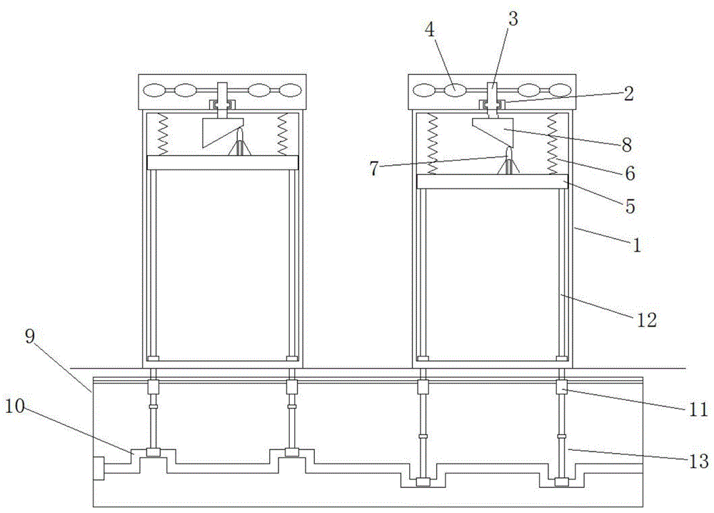一种自呼吸式散热发电的户外用配电柜的制作方法