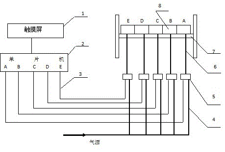 一种具有触摸屏能自动充气的组合护理床垫的制作方法