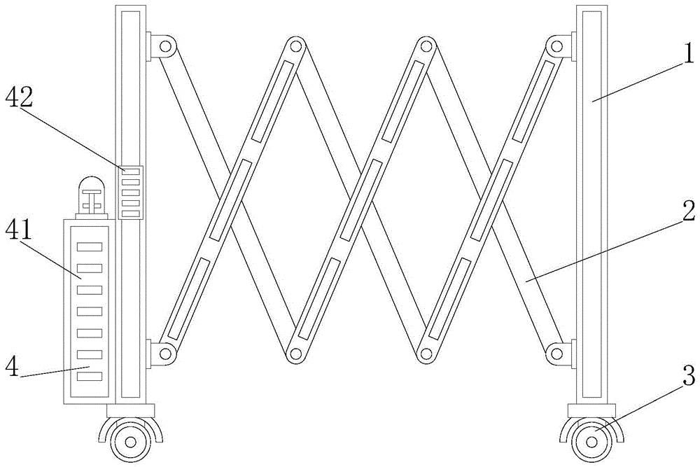 一种土建施工用简易型安全防护栏的制作方法