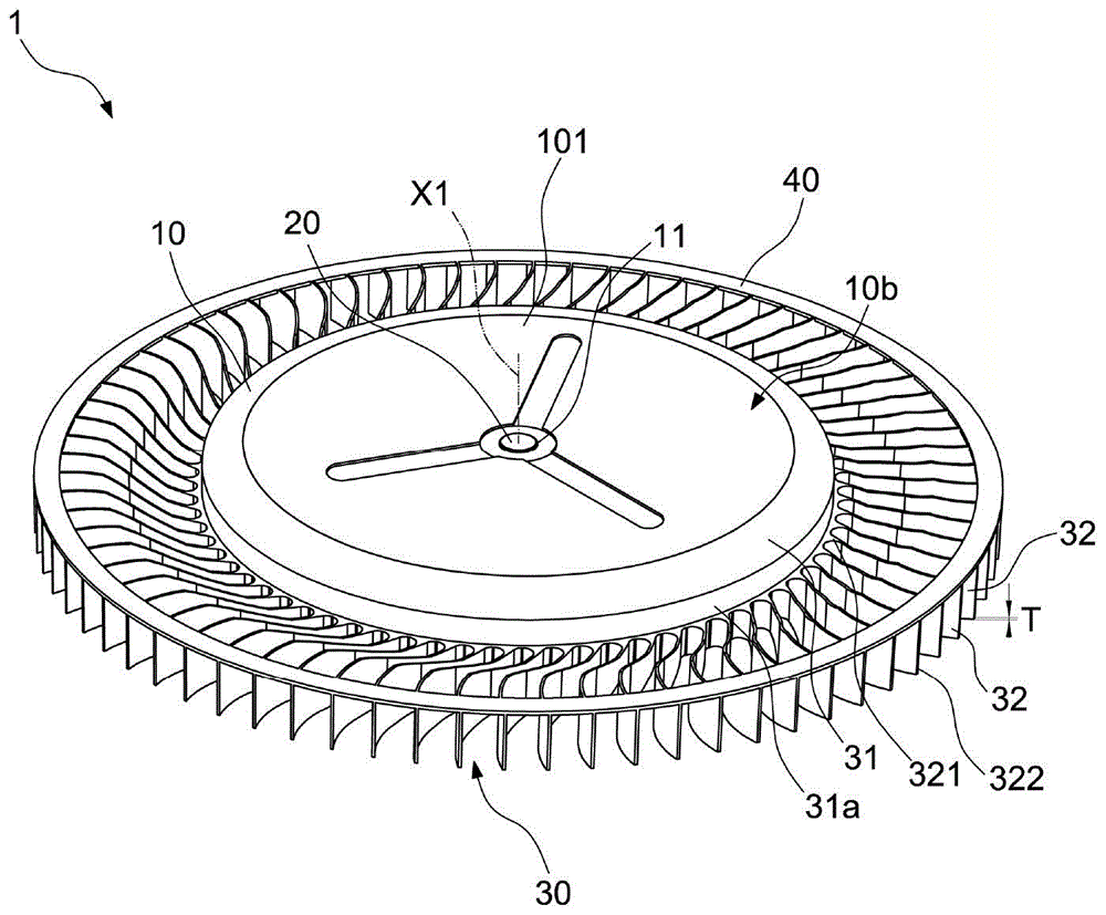 风扇的扇轮的制作方法