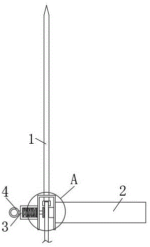 用于架空配电线路防雷的塔顶避雷针的制作方法