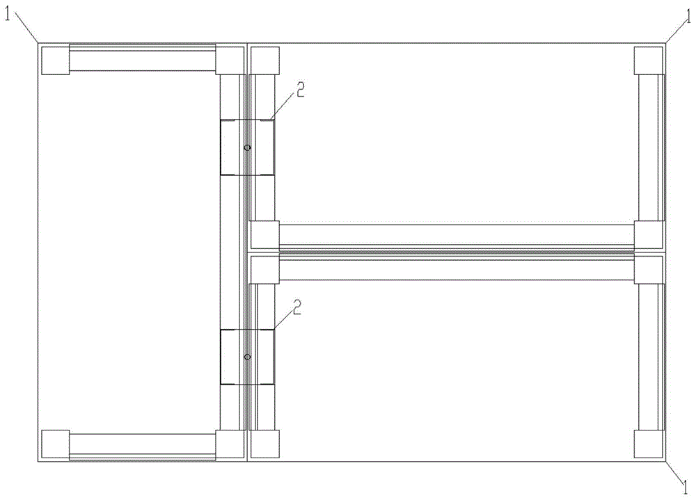 一种模块式C型框架实验室工作台的制作方法