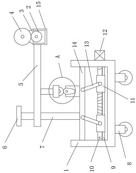 一种新型自动墙壁滚刷设备的制作方法