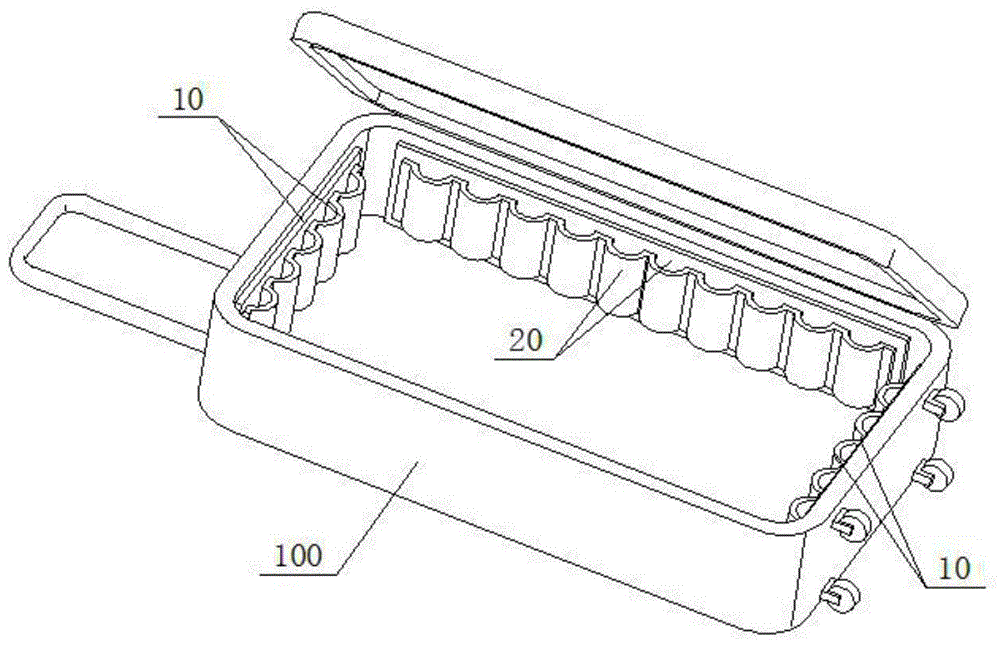 一种具有内部折叠分层结构的抗冲击型行李箱的制作方法