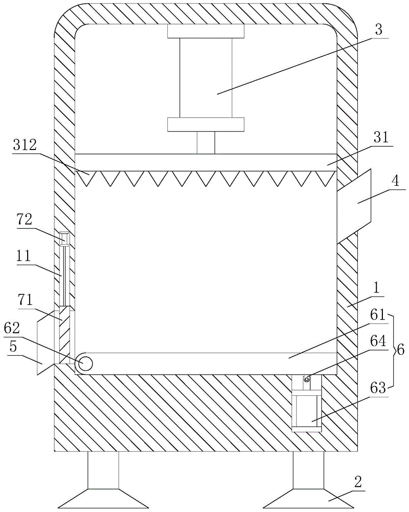 一种具有压实功能的建筑工程用建筑垃圾收集装置的制作方法