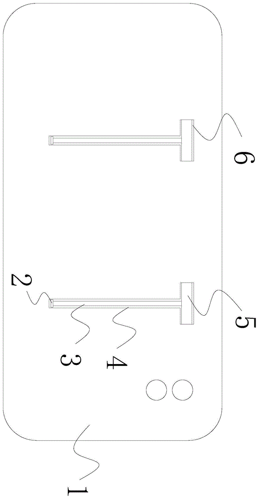 一种带支撑的手机中框的制作方法