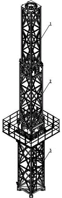 小型塔式起重机械伸缩式塔身的制作方法