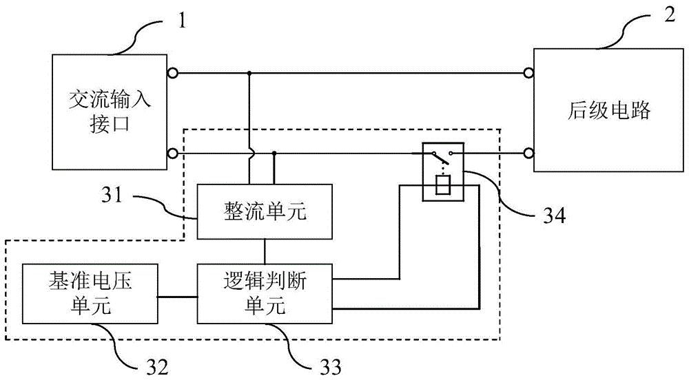 输入过压保护电路及电梯控制器的制作方法