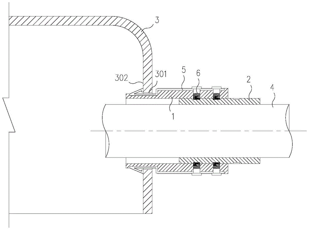 一种金属接线盒与接线管的连接机构的制作方法