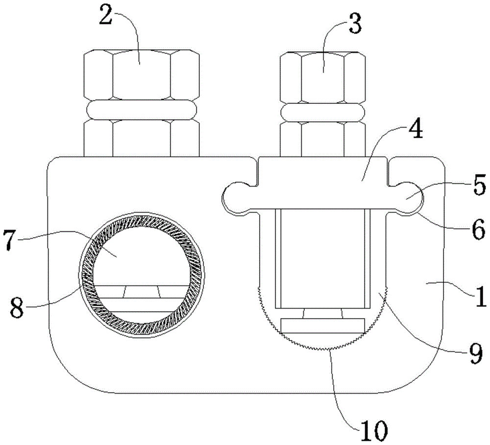 一种合金力矩触指式导线通用连接装置的制作方法