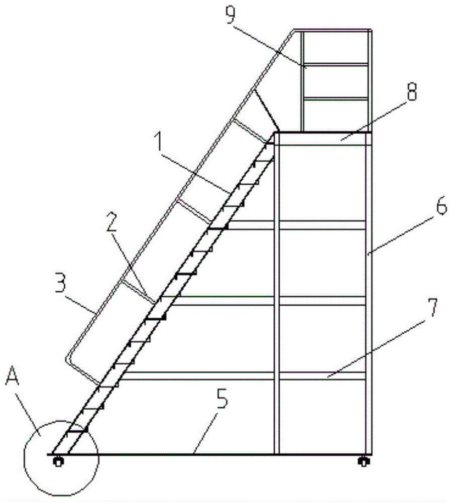 一种建筑深基坑施工用爬梯的制作方法