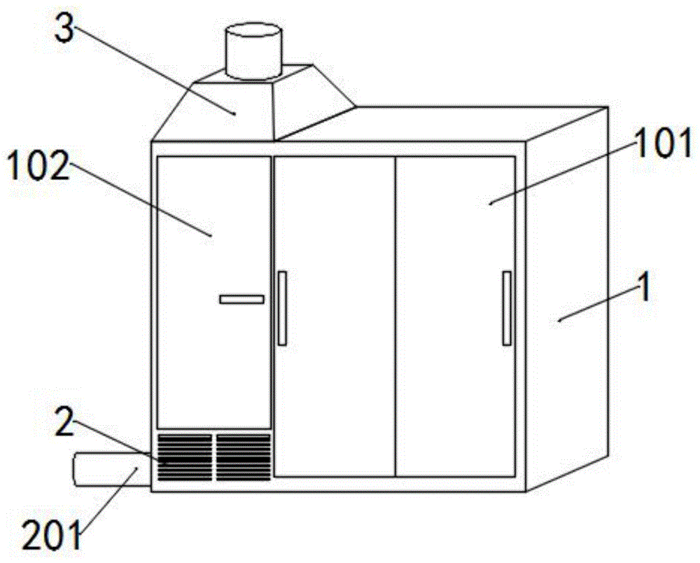 一种带有自动烘干功能的衣柜的制作方法