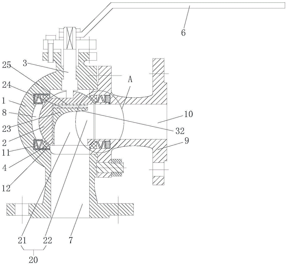 一种消防防火球阀的制作方法