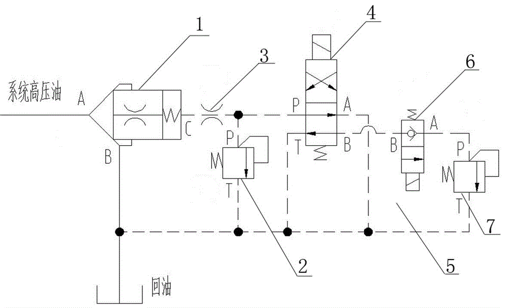 一种液压执行器的高速缓冲控制系统的制作方法