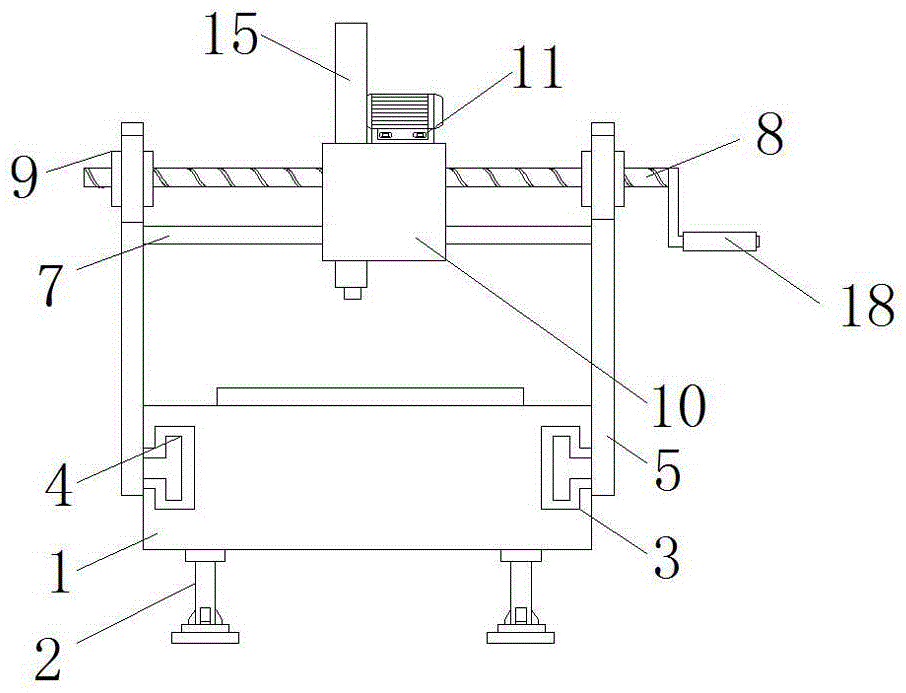 一种铝基板加工用具有定位测量功能的钻孔设备的制作方法