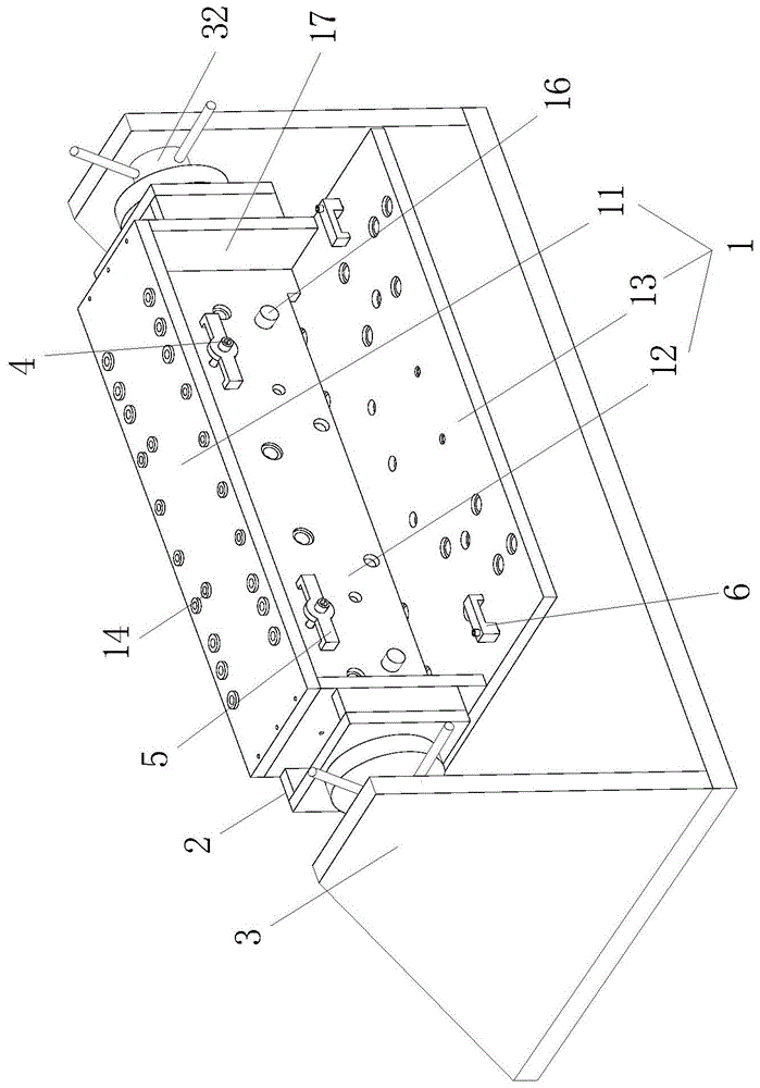 一种重卡横梁整体钻孔工装夹具的制作方法