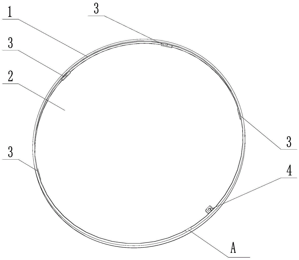 镜子安装结构的制作方法