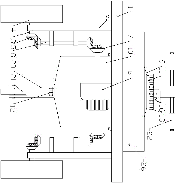 一种液体桃树农药的喷射装置的制作方法