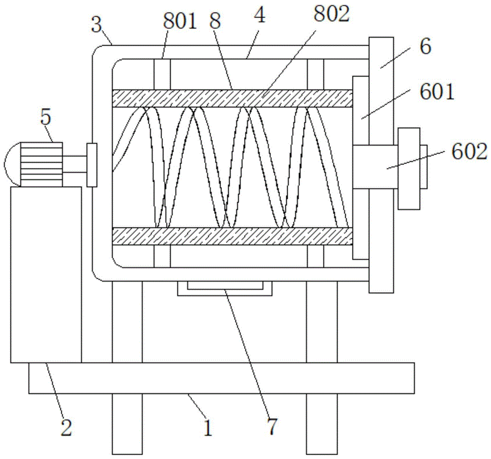 一种空调散热器用喷砂装置的制作方法