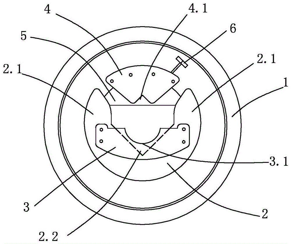 一种装饰纸收卷机的气胀轴锁紧装置的制作方法