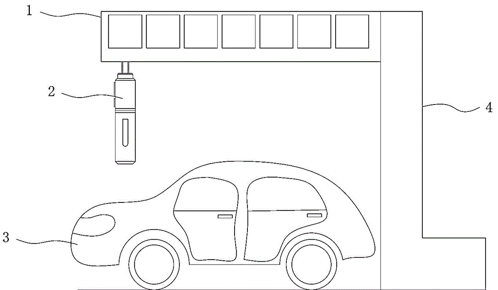 顶部滑动汽车充电桩的制作方法