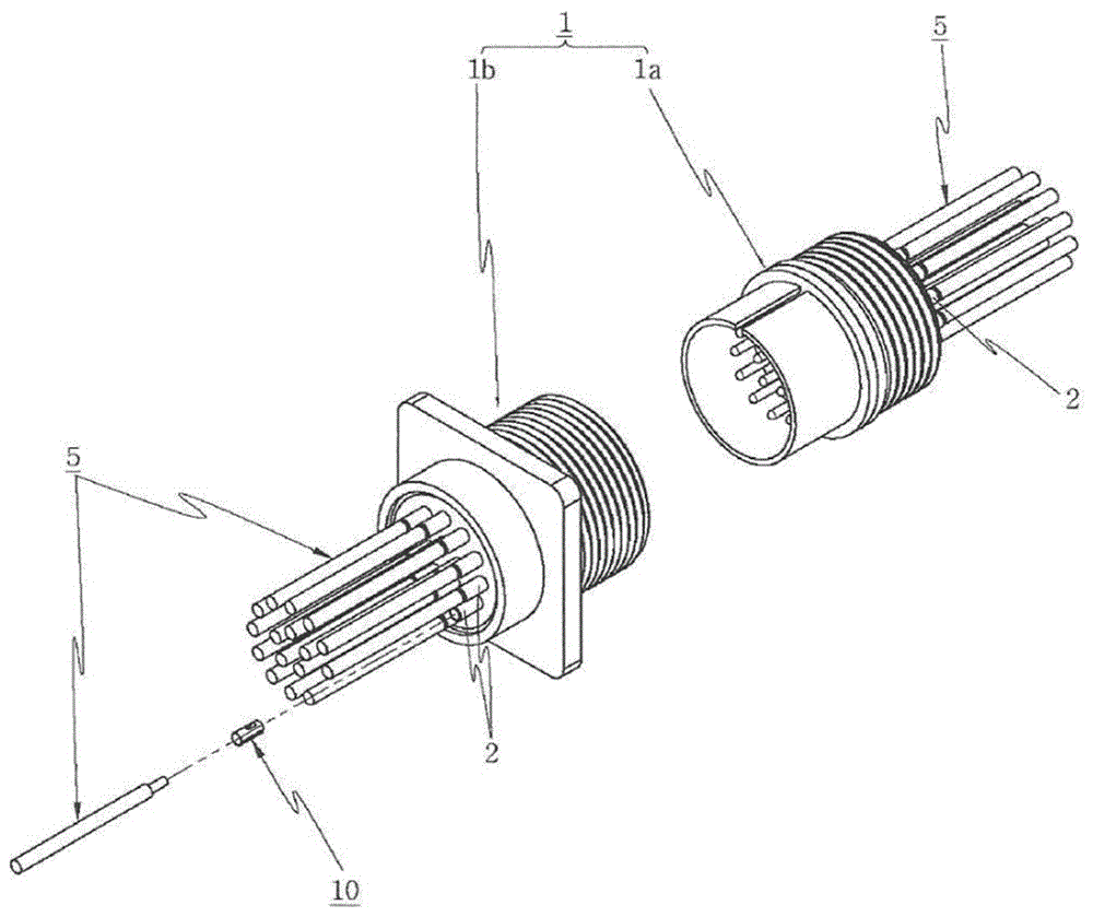 一种带锁插孔的连接器的电缆连接装置的制作方法
