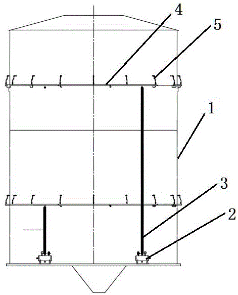 一种钢板仓防挂壁系统的制作方法