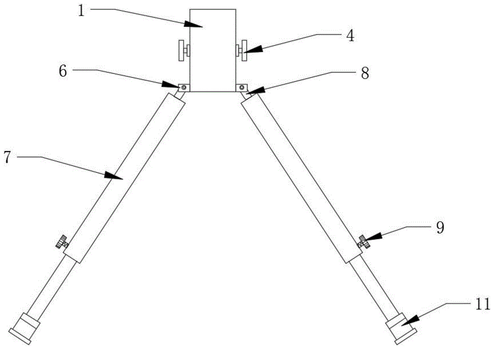 三角便携雨具支架的制作方法