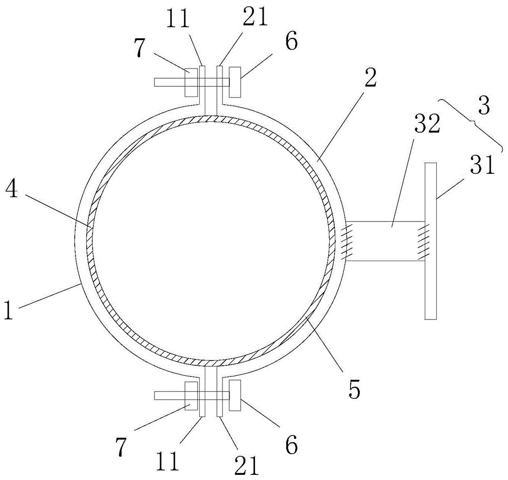 一种避免破坏柱体的灯具安装构件的制作方法