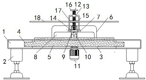 电液折弯机用升降式后档料装置的制作方法