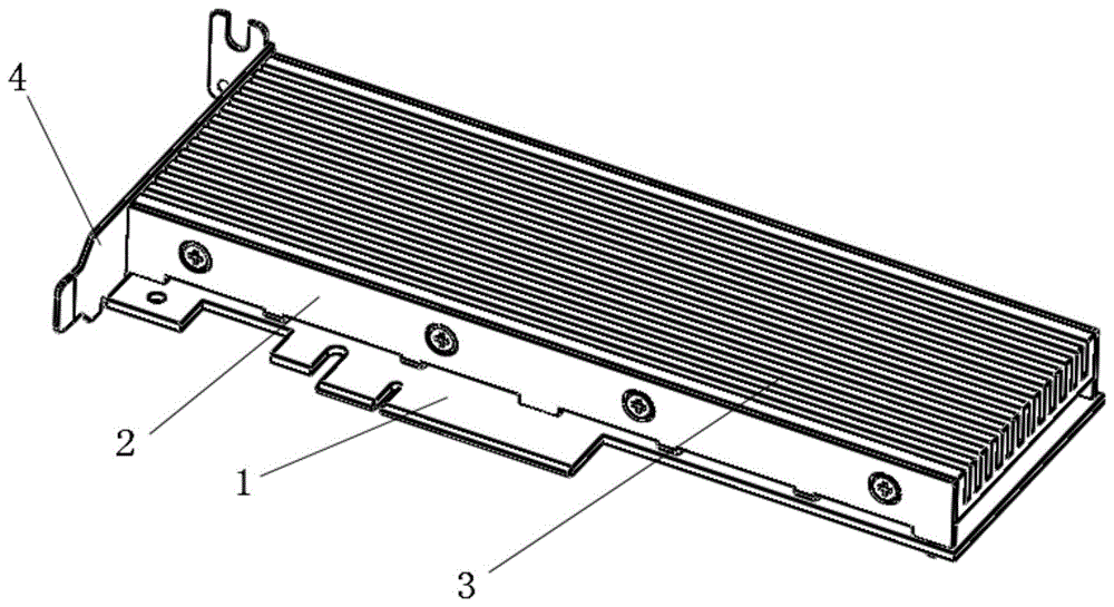 一种高走线空间固定方式的板卡结构的制作方法
