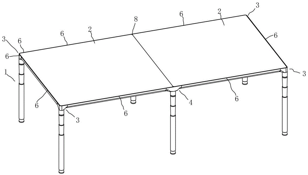 一种家具台面板的拼装结构的制作方法