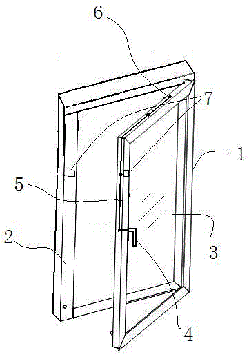 一种耐高温、隔热性能好的铝包木耐火窗的制作方法