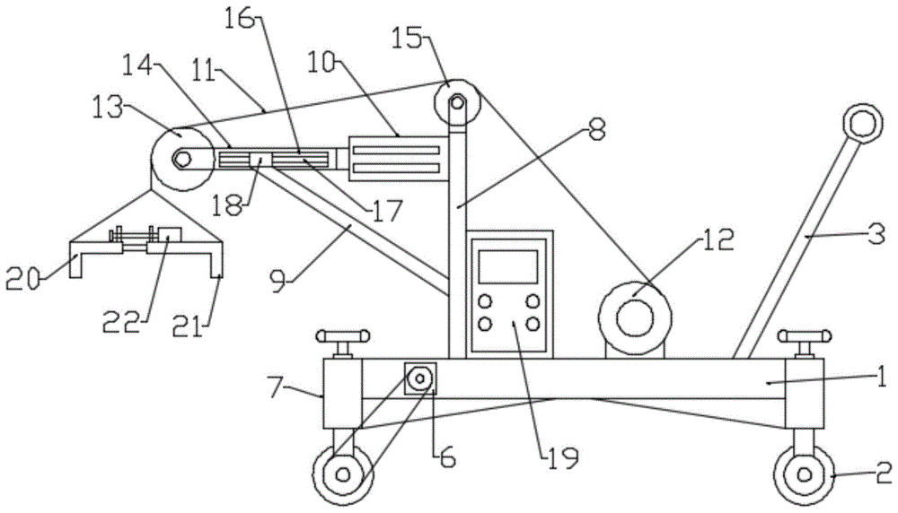 一种建筑材料智能搬运机器人的制作方法